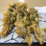 動坂食堂 - 単品：いわし天ぷら680円