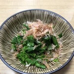 動坂食堂 - 菜の花おひたし350円