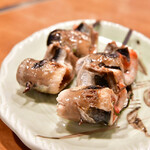 イワシ梅肉串焼き2本@650円