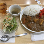 すだち - カレーセット（中盛）　500円