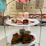 Q-pot CAFE. - Romantic SAKURA Afternoon Tea Set