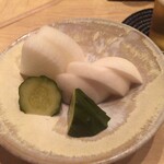 鳥しき - お新香