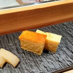 匠 進吾 - 玉子焼き2種、べったら漬け