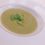 Ristorante Crocifisso - 空豆とグリンピースのスープ