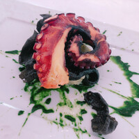 Ristorante Crocifisso - マダコの燻製　青菜のソース
