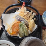 栃木屋食堂 - 天ぷらアップ