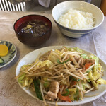 蓬莱軒 - 野菜いため　ライス