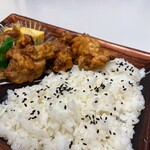 オリジン弁当 - 生姜焼き&唐揚げ弁当486円