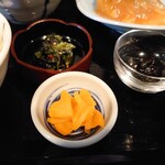 日本橋 魚淡 - 高菜、岩海苔、お漬物(20-03)