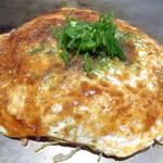 Teppan Sakaba Okonomiyaki Daigorou - 「肉玉野菜（そば）」（750円）+「野菜」（100円増）+「玉子」（100円増）