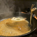 キッチン はる - 鴨の麻辣火鍋　1人前　3200円 (〆のラーメン付き)