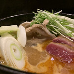 キッチン はる - 鴨の麻辣火鍋　1人前　3200円 (〆のラーメン付き)