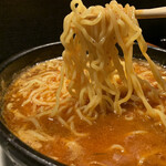 キッチン はる - 鴨の麻辣火鍋　1人前　3200円 (〆のラーメン付き)