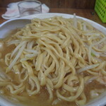 ラーメン二郎 - 一気に天地返し