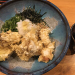 いしば志 - とり天ぶっかけ