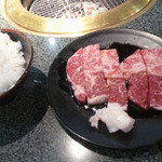あみやき亭 - サーロインステーキセット