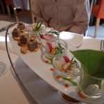 シェフのお勧め特別コース：アミューズ