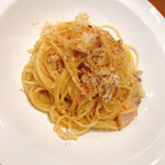 RISTORANTE SPELLO - 本日のパスタ　魚介と新じゃがのオリーブオイルパスタ