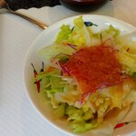 鉄板焼きステーキ あずま - 和風のサラダ