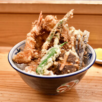 てんぷら石原 - えび野菜天丼@1,390円