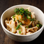 chicken skin ponzu sauce