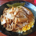 Menya Tenhou - 味噌らーめん830円大盛ランチサービスメンマ100円