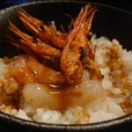 海老らーめん えび蔵 - 甘えびめし＠¥450