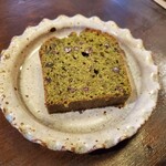コンダテ - 抹茶と小豆のパウンドケーキ
