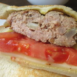 三日月 - 厚みがあるハンバーグ