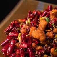 鶏肉の重慶とうがらし炒め
