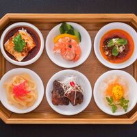 海の幸、山の恵の四川六味前菜（1人前）