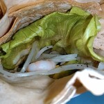 ディッパーダン - エビアボカド。上から覗いたとこ