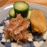 あさば - 夕食：香の物