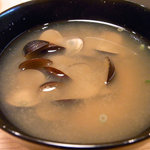 あさば - 朝食：味噌汁