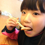 鮨天 - 蟹を堪能する次女