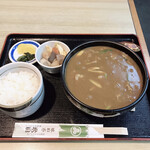 味和亭米田 - カレーうどん定食　¥1.050