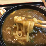 Ajiwatei Yoneda - カレーうどん　麺