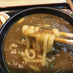 味和亭米田 - カレーうどん　麺