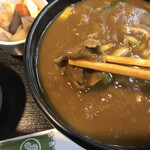 味和亭米田 - カレーうどん　牛肉