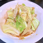 十八番 - 春キャベツの辛子和え。