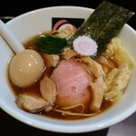 おおぜき中華そば店 - ワンタン中華そば（1000円）