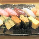 Tsukiji Sushi Iwa - 江戸前にぎり寿司10貫