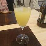 割烹 勘べえ - りんごジュース