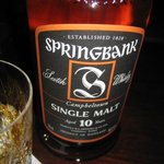 茶房 天井棧敷 - スプリングバンク10yボトル