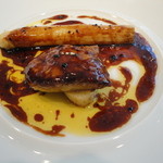 エメ・ヴィベール - 鴨のフォワグラと白アスパラ