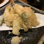 居酒屋酒肴 - ほうぼう天ぷら　タンパクな味わい