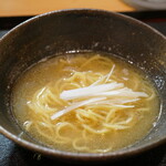 鮨松榮 - 鮮魚ラーメン（白湯）