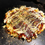 鉄板居酒屋Monsoonダイニング - ミックスお好み焼き
