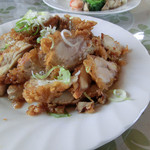 Fukumangen - 鶏の唐揚げ中華ソースがけ