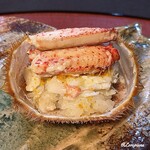 御料理 寺沢 - 毛蟹の飯蒸し